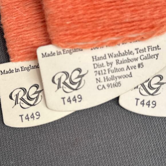 VTG Rainbow Gallery Tweedie 18 Wool Yarn Lot 34 Skeins England Needlepoint Craft - Picture 9 of 16